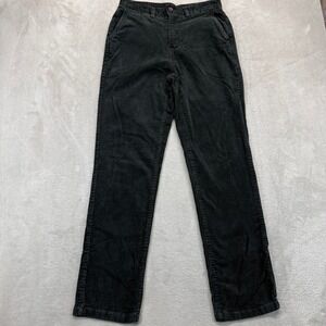 Katin Pats Men's 29 Corduroy Faded Black Straight Leg Stretch Cotton Trousers